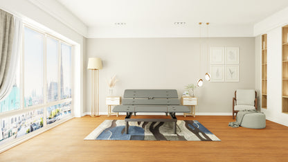 Adjustable base without mattress on it